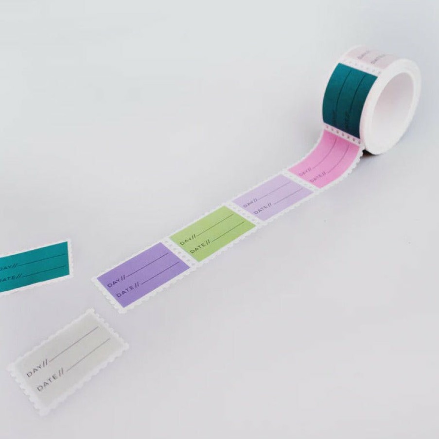 Stationery The Completist Washi & Sticky Tape | Washi Stamps - Day & Date