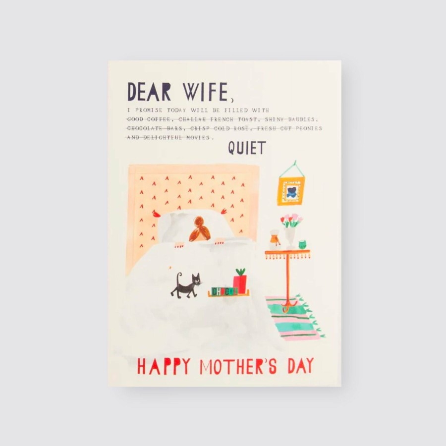 Greetings Cards Mr Boddingtons Mother'S Day | Dear Wife