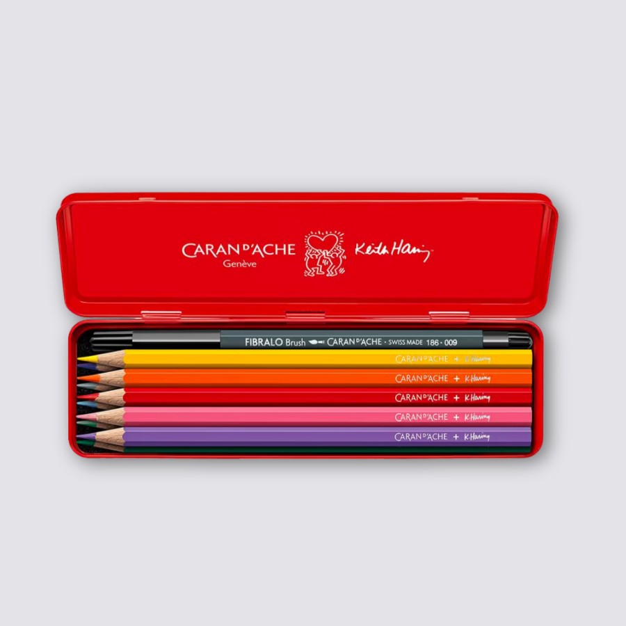 Stationery Caran d'Ache All Pencils | Keith Haring Colour Pencils Set