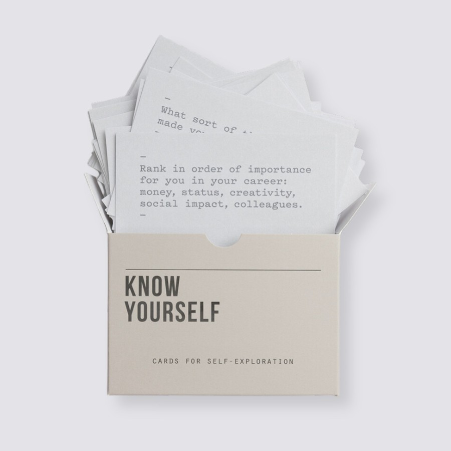 Edits School of Life Self Development | Know Yourself Prompt Cards