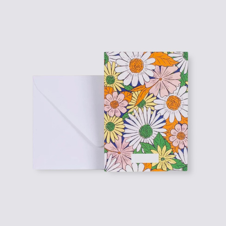 Greetings Cards Season Paper Blank & Any Occasion Cards | Any Message Card - Flower Power