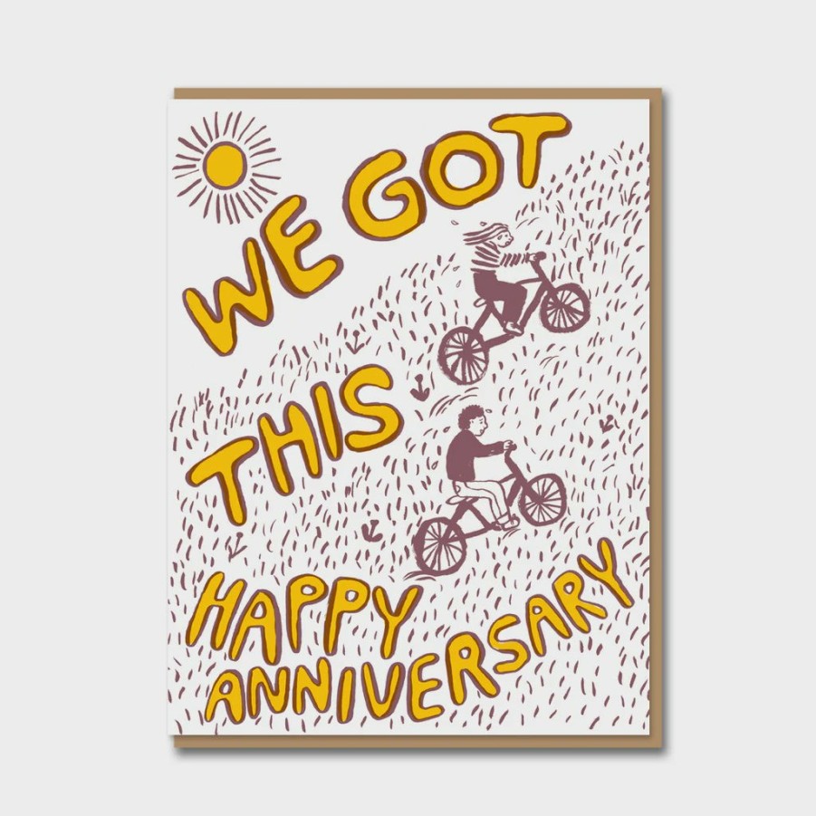 Greetings Cards Egg Press Anniversary Cards | We Got This Anniversary