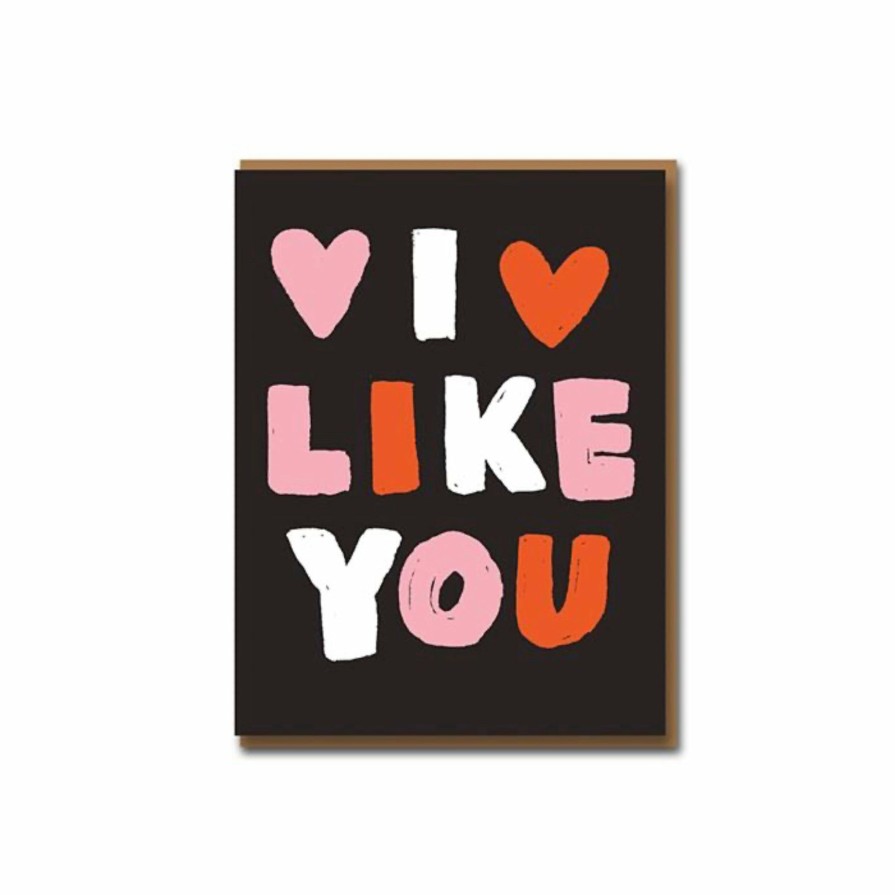 Greetings Cards Egg Press Love & Friendship Cards | I Like You