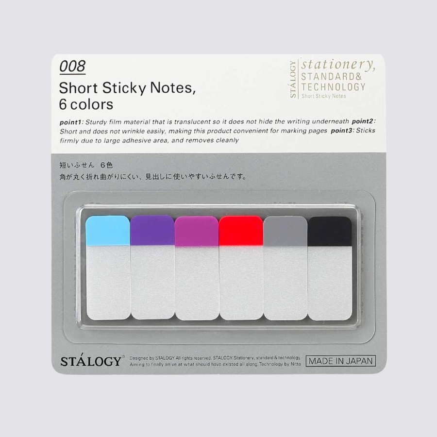 Stationery Stalogy Sticky Notes | Short Sticky Notes - Set B