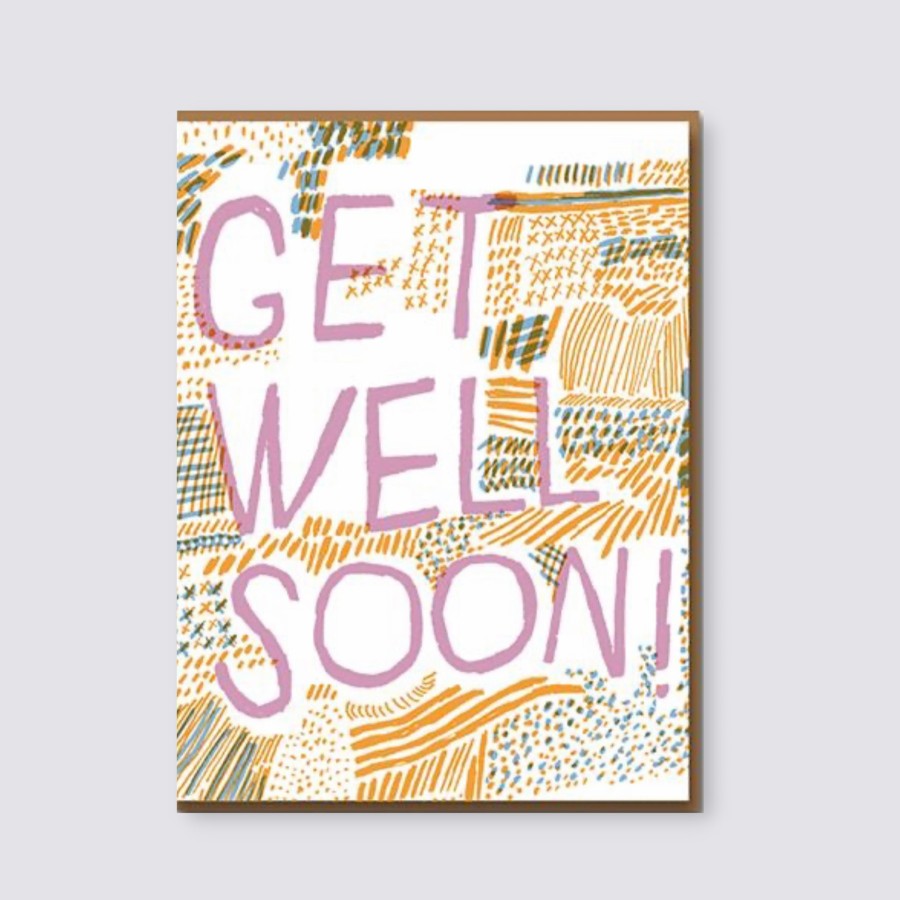 Greetings Cards Egg Press Get Well, Sympathy & Support Cards | Pencil Get Well Soon