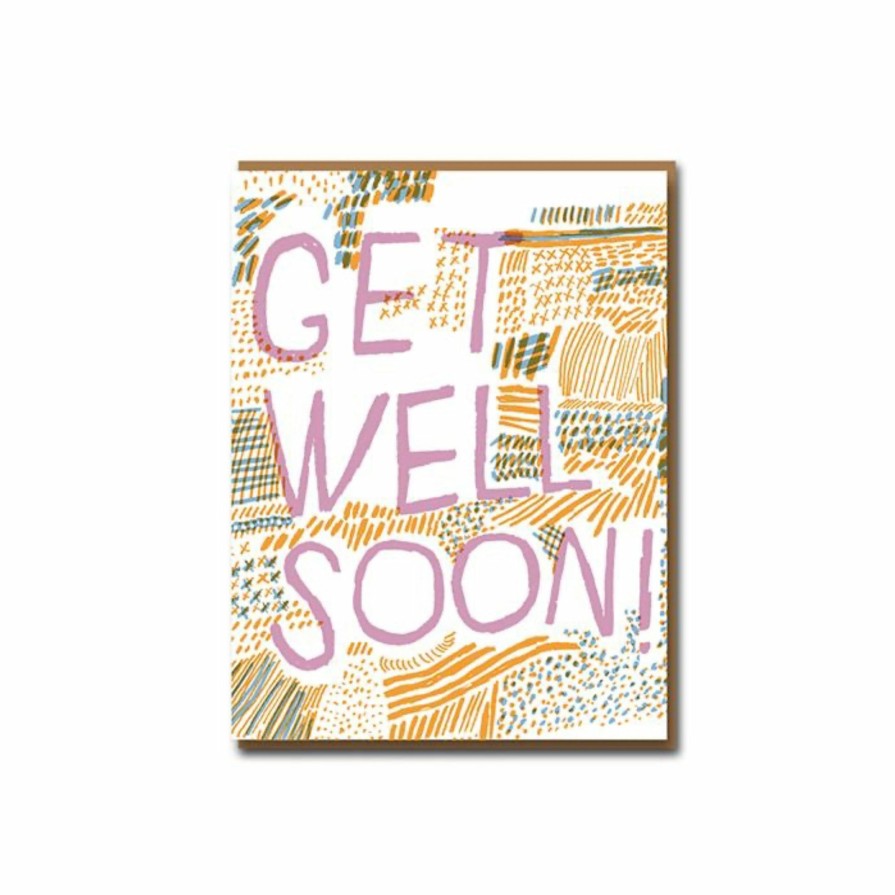 Greetings Cards Egg Press Get Well, Sympathy & Support Cards | Pencil Get Well Soon