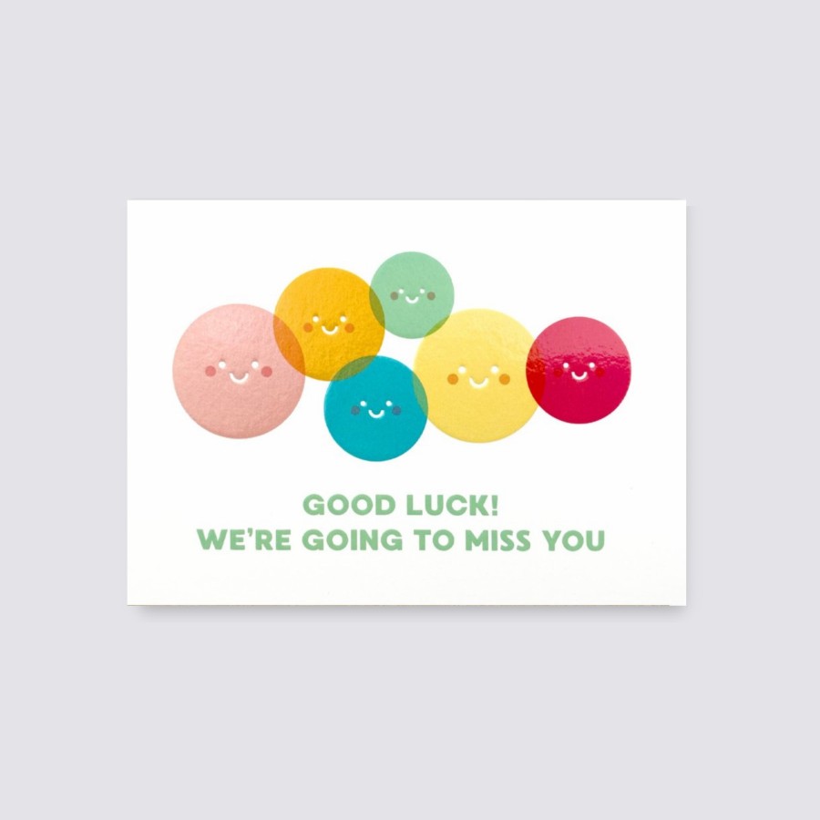 Greetings Cards Stormy Knight Good Luck & Leaving Cards | Miss You Face