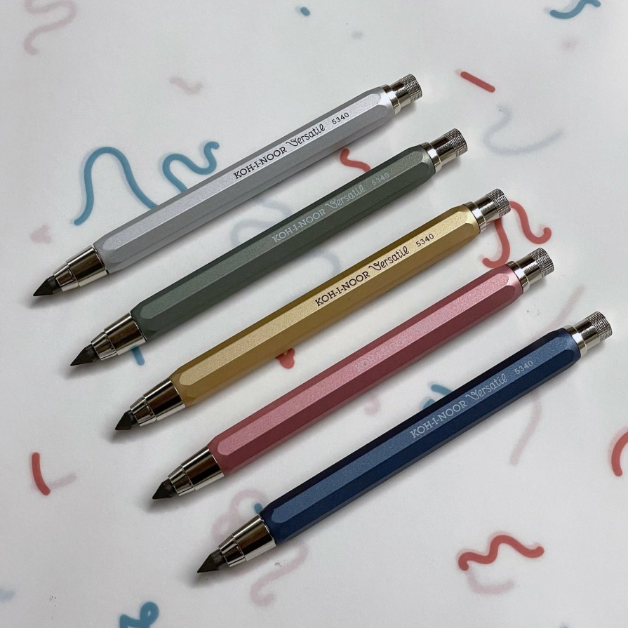 Stationery Koh-i-noor Mechanical Pencils | Chunky Mechanical Pencil - Silver