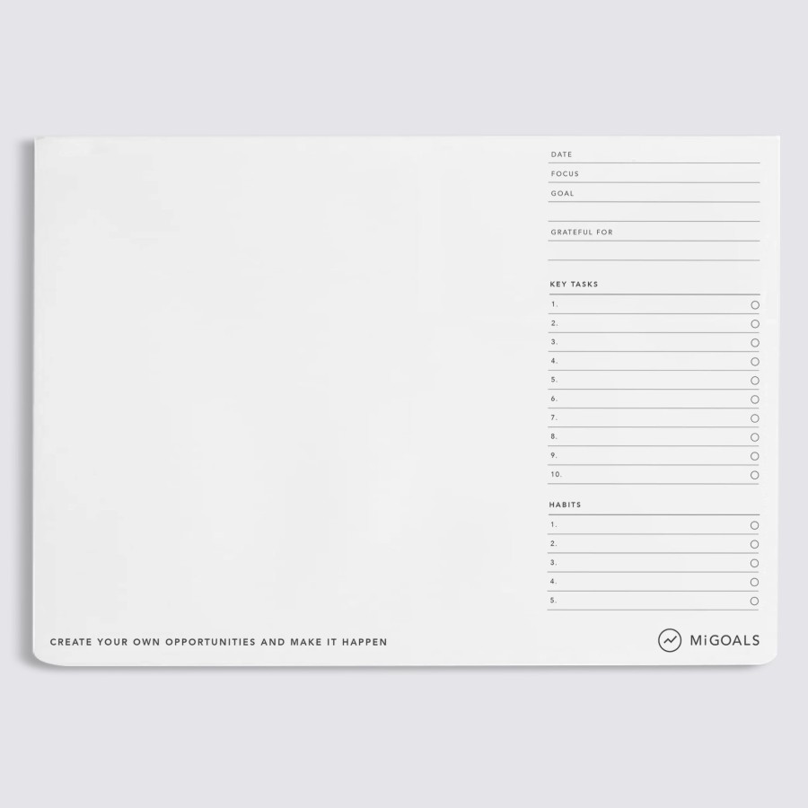 Diaries MiGoals Daily Diaries | Creative Desk Pad