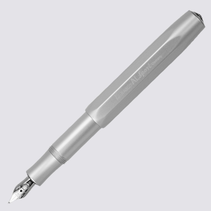 Stationery Kaweco Fountain Pens | Aluminium Sport Fountain Pen - Silver