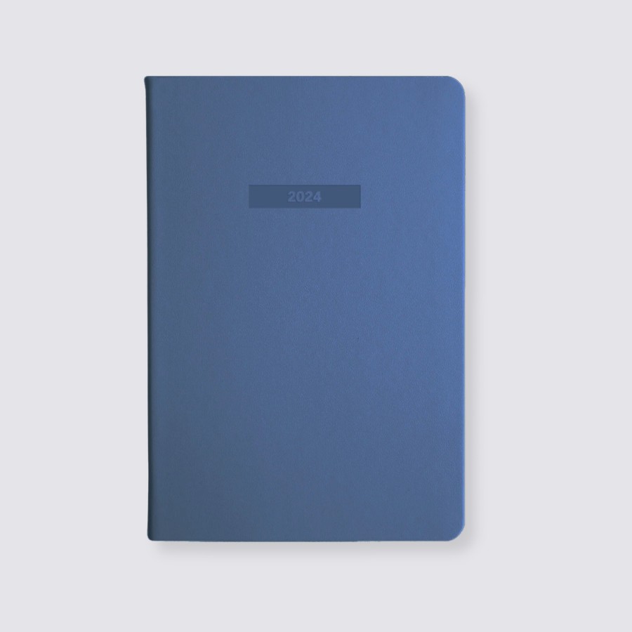 Diaries MiGoals All Dated Diaries | 2024 A5 Weekly Notes Diary - Element Blue