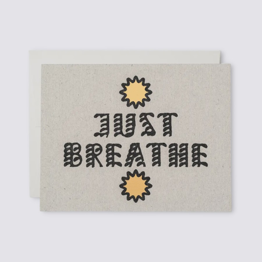 Greetings Cards Red Cap Good Luck & Leaving Cards | Just Breathe