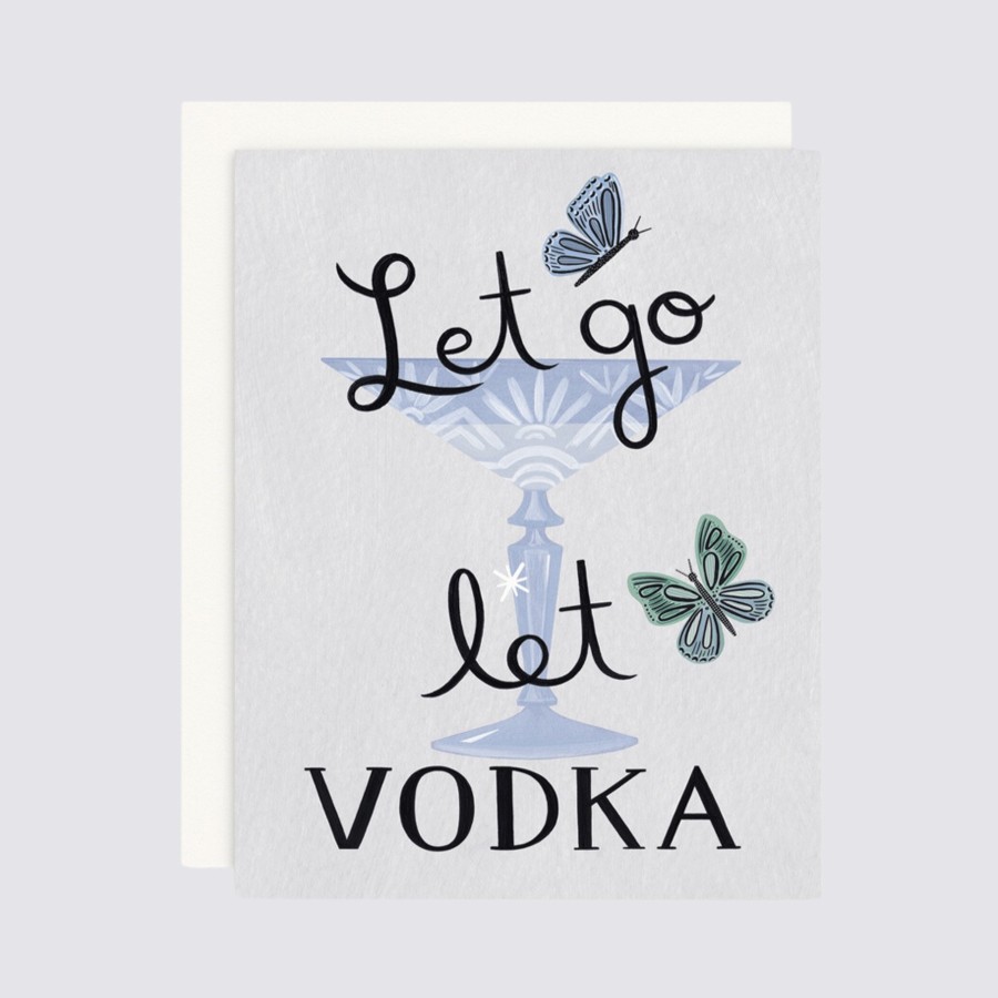 Greetings Cards Girl With Knife Get Well, Sympathy & Support Cards | Let Go Let Vodka