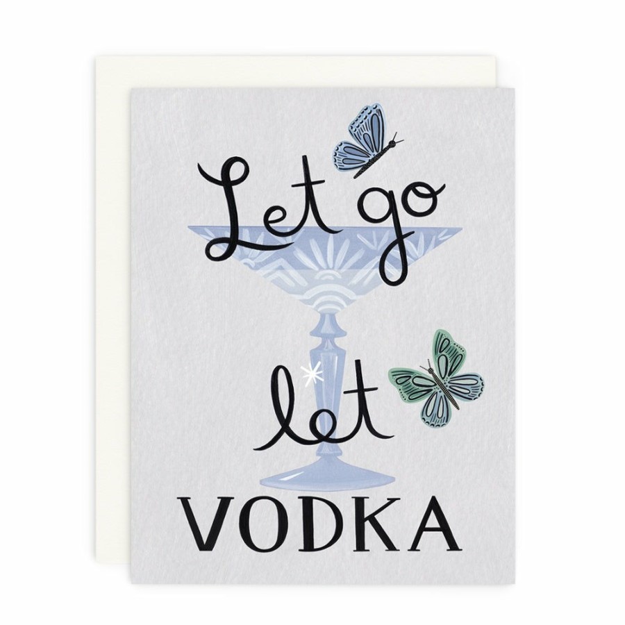 Greetings Cards Girl With Knife Get Well, Sympathy & Support Cards | Let Go Let Vodka