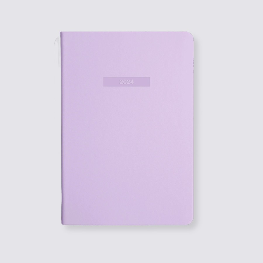 Diaries MiGoals 2024 Diaries | 2024 A5 Weekly Notes Diary - Lilac