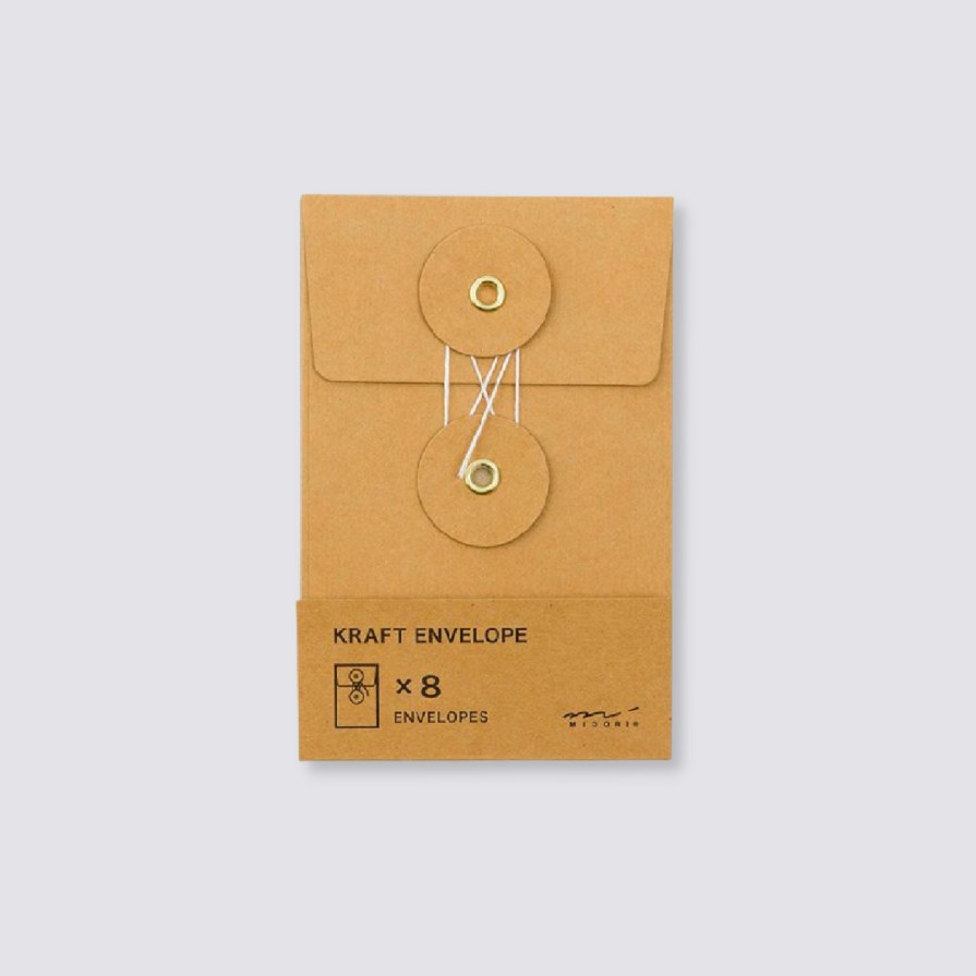 Stationery Traveller's Company Envelopes | Kraft Envelope - Orange / Small