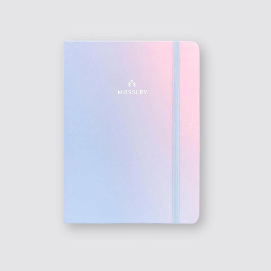 Diaries Mossery All Dated Diaries | 2024 Weekly Refillable Diary - Pastel Sky