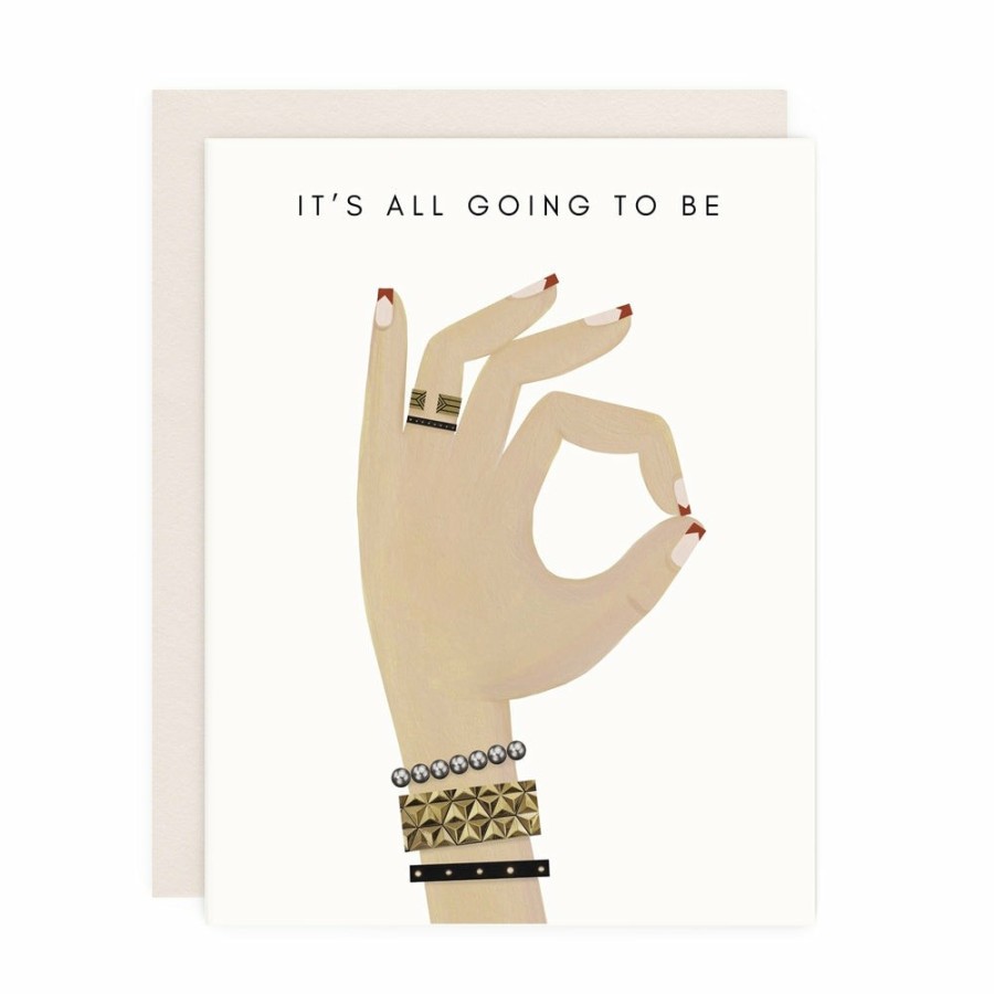 Greetings Cards Girl With Knife Get Well, Sympathy & Support Cards | It'S All Going To Be Ok