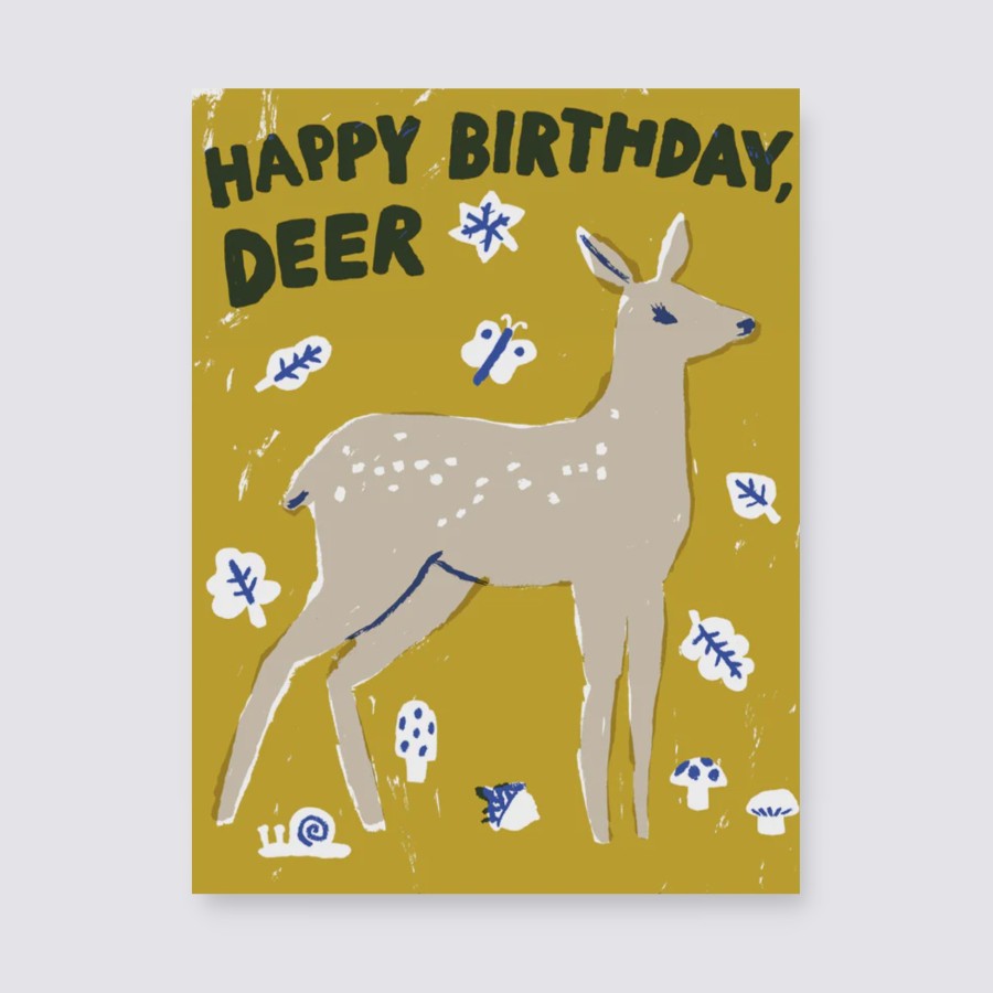 Greetings Cards Egg Press Birthday Cards | Birthday Deer