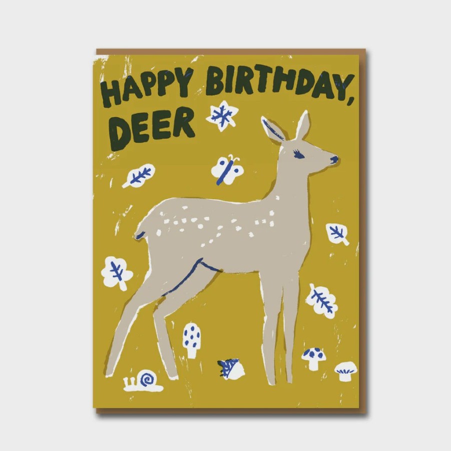 Greetings Cards Egg Press Birthday Cards | Birthday Deer