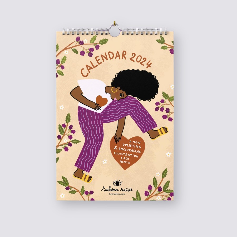 Diaries Sakina Saidi | Wall Hanging Calendar 2024