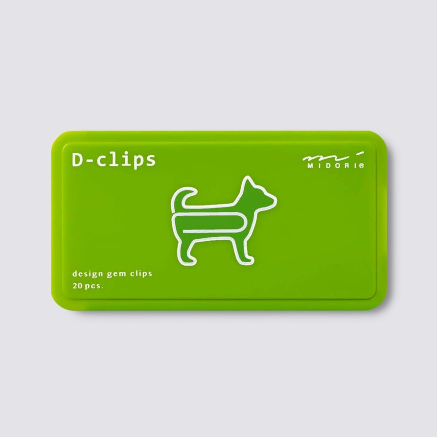 Stationery Midori Paper Clips | D-Clips -Dog