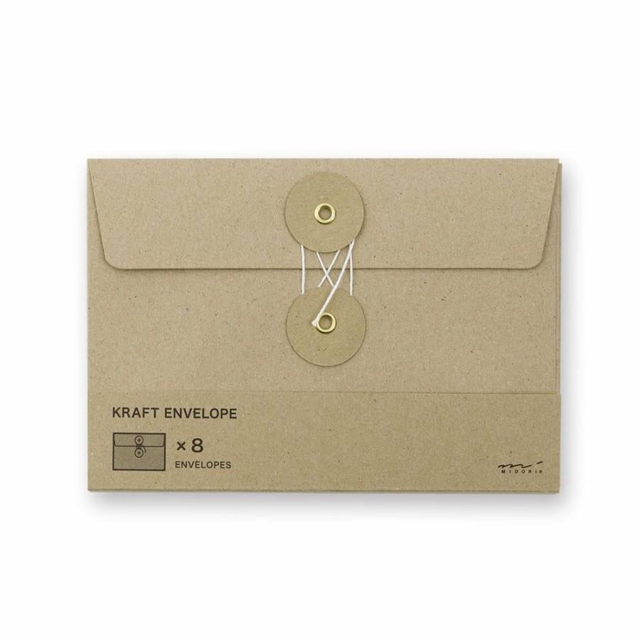 Stationery Traveller's Company Envelopes | Kraft Envelope - Brown / Medium