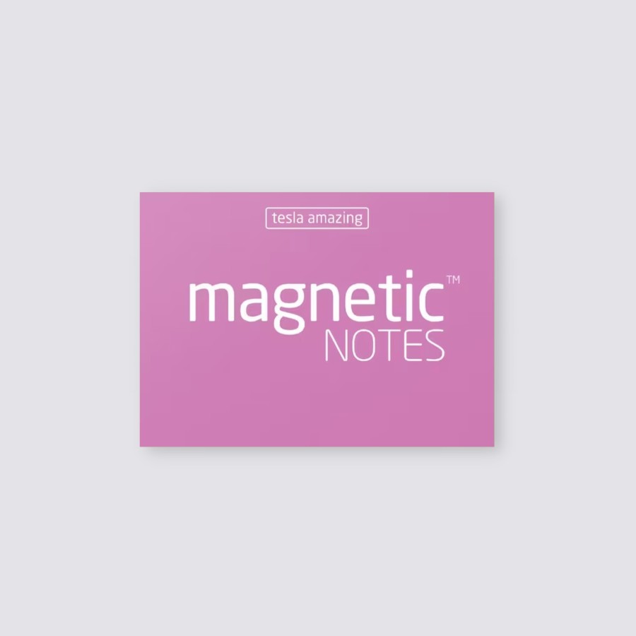 Stationery Tesla Amazing Sticky Notes | Small Magnetic Notes - Pink