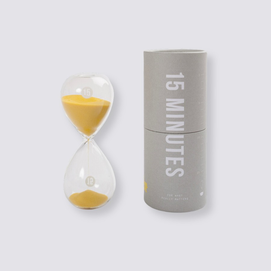 Edits School of Life The School Of Life | 15 Minute Glass Timer